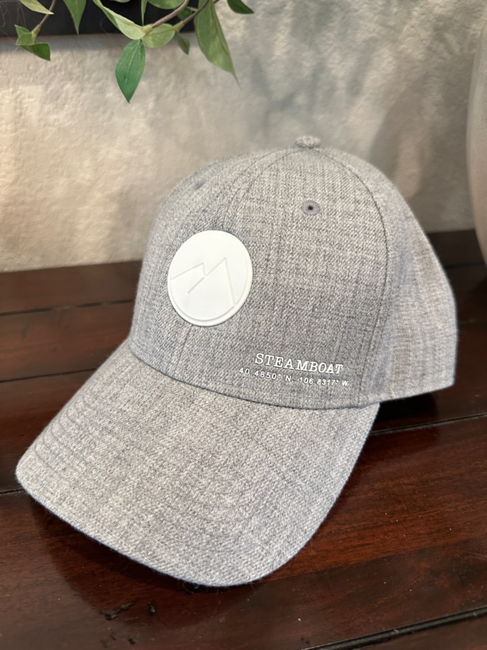 Steamboat Colorado Gray Heather Baseball Cap
